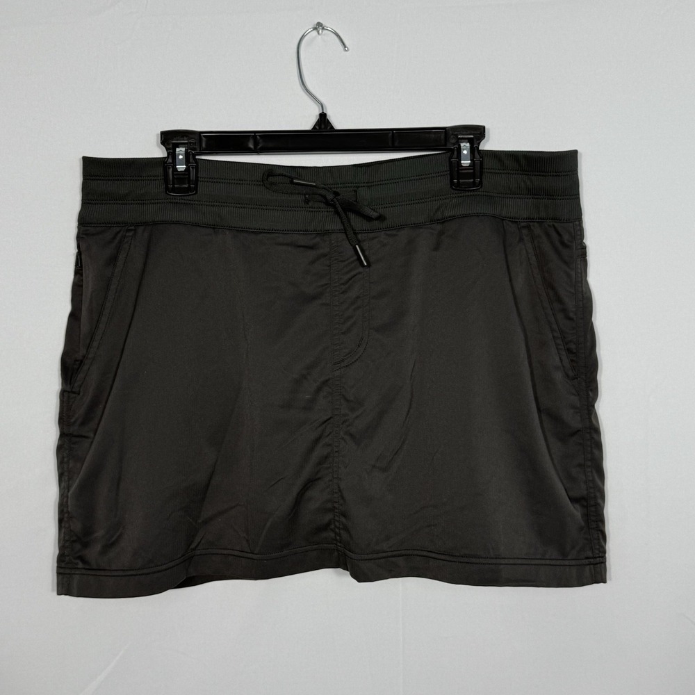 The North Face Aphrodite Skort Womens XL Gray Drawstring Athletic Lined Skirt